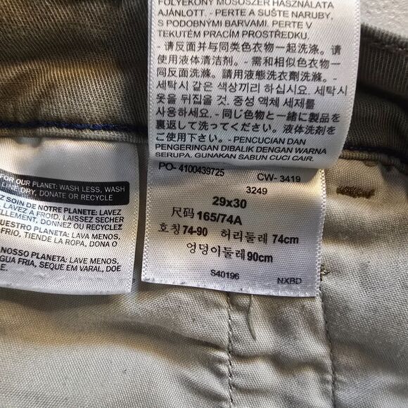 Levi's XX Chino Pants Men's 29 x 30 *** Standard Taper Tan Khaki See Description - Picture 4 of 16